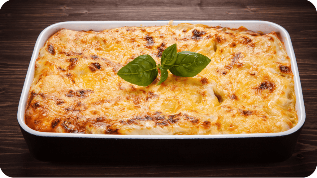 Lasanha de carne moída