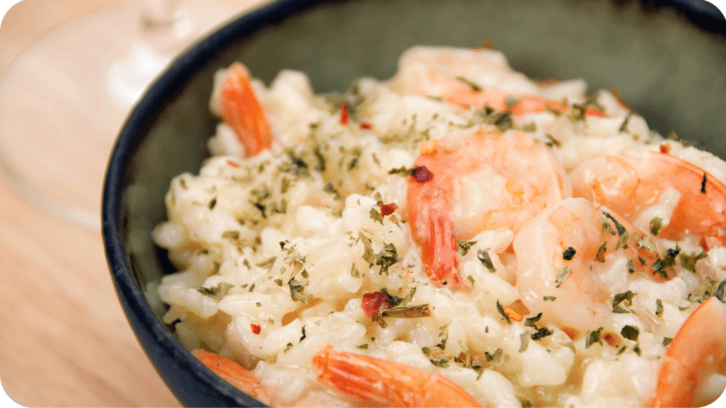 Risoto de Camarão