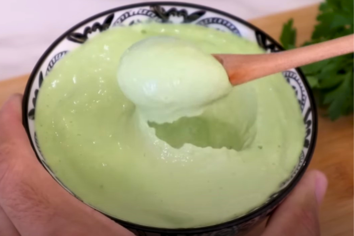 Maionese Verde de Lanchonete
