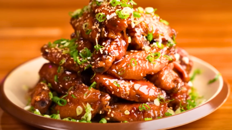 Asinhas de Frango com Molho Agridoce