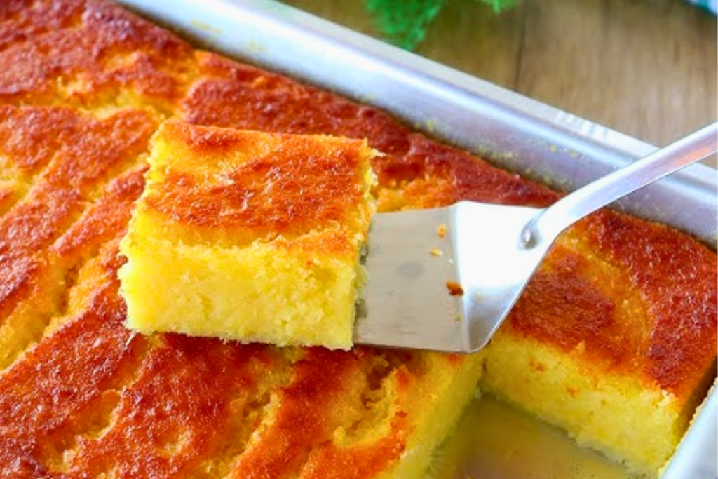 bolo de milho simples