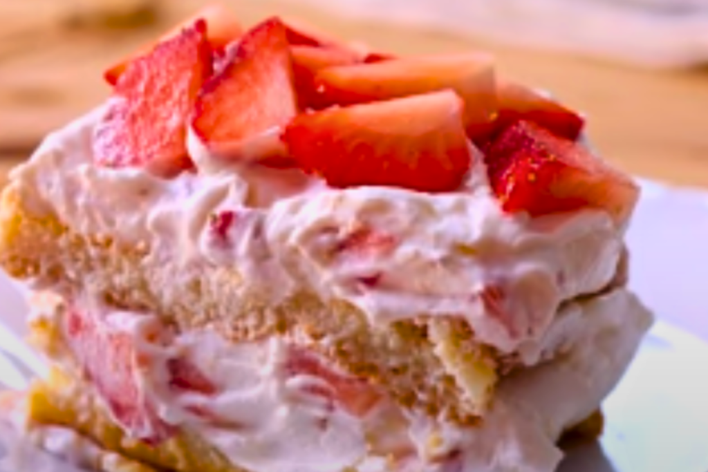 tiramisu de morango