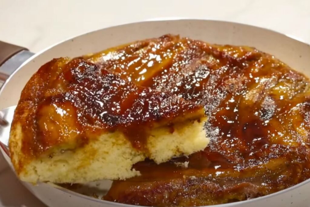 Bolo de Banana Caramelada
