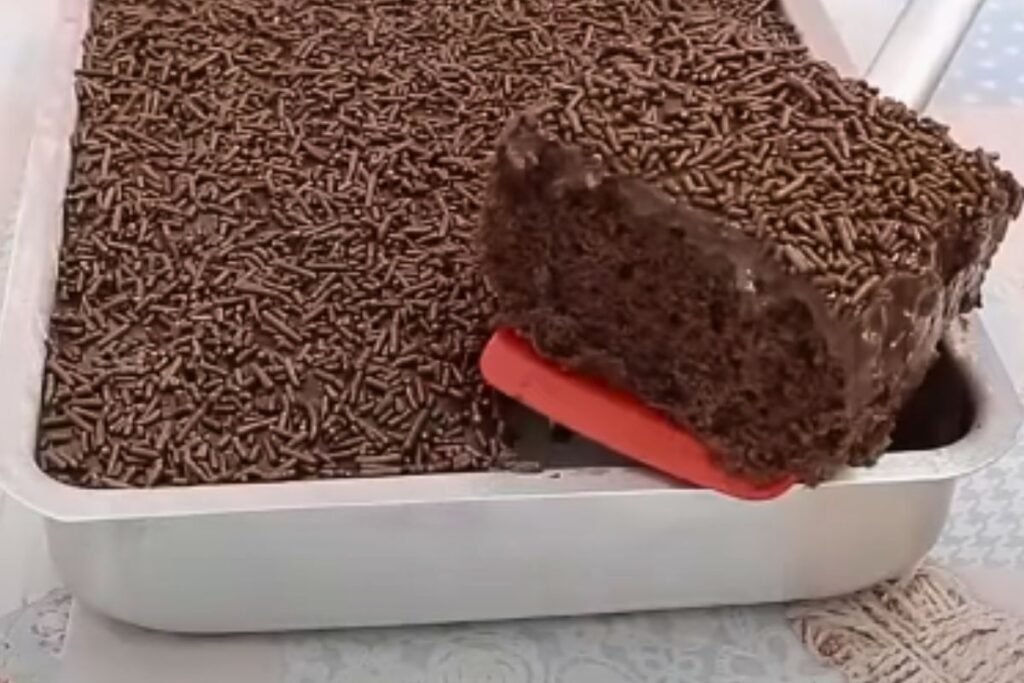 Receita de Bolo Nega Maluca