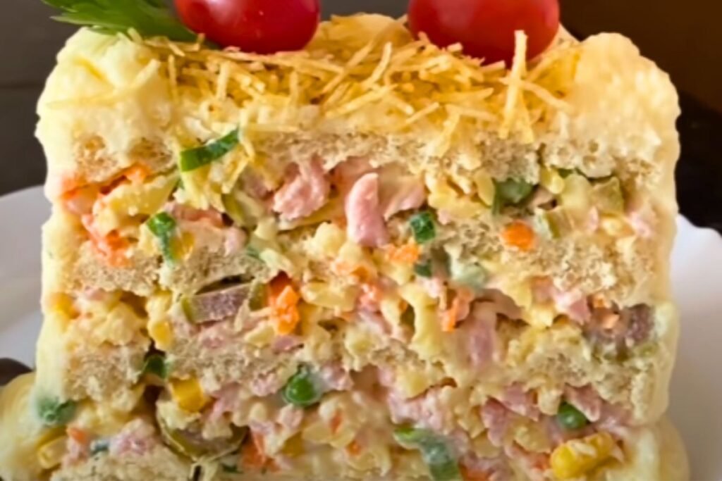 Torta fria de frios