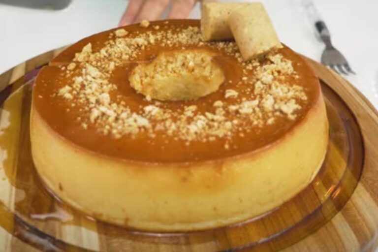 Pudim de Paçoca